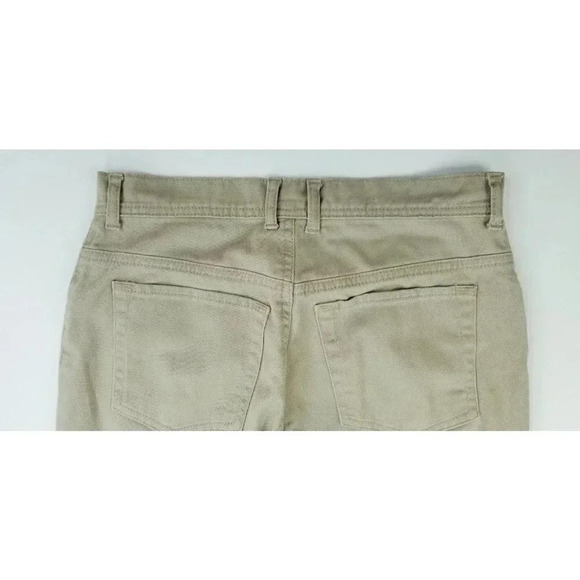 Gloria Vanderbilt Size 6P Womens Petite Tan Average Embroidered Coin Pocket Logo - Picture 10 of 13